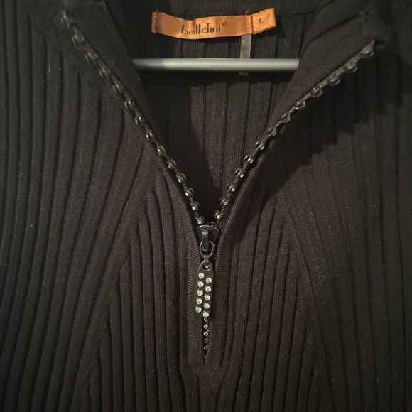 Vintage Belldini sleeveless black top size large - Picture 3 of 9